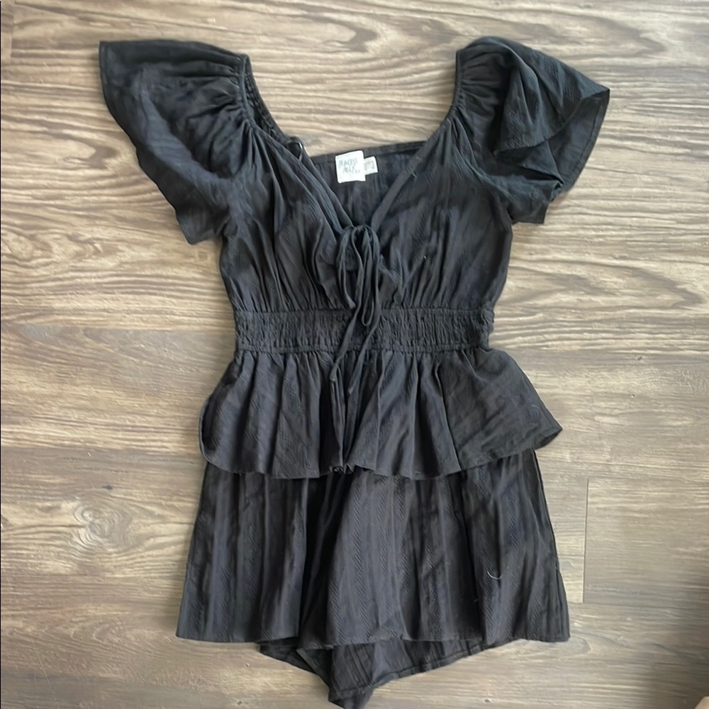 Princess Polly Black Romper